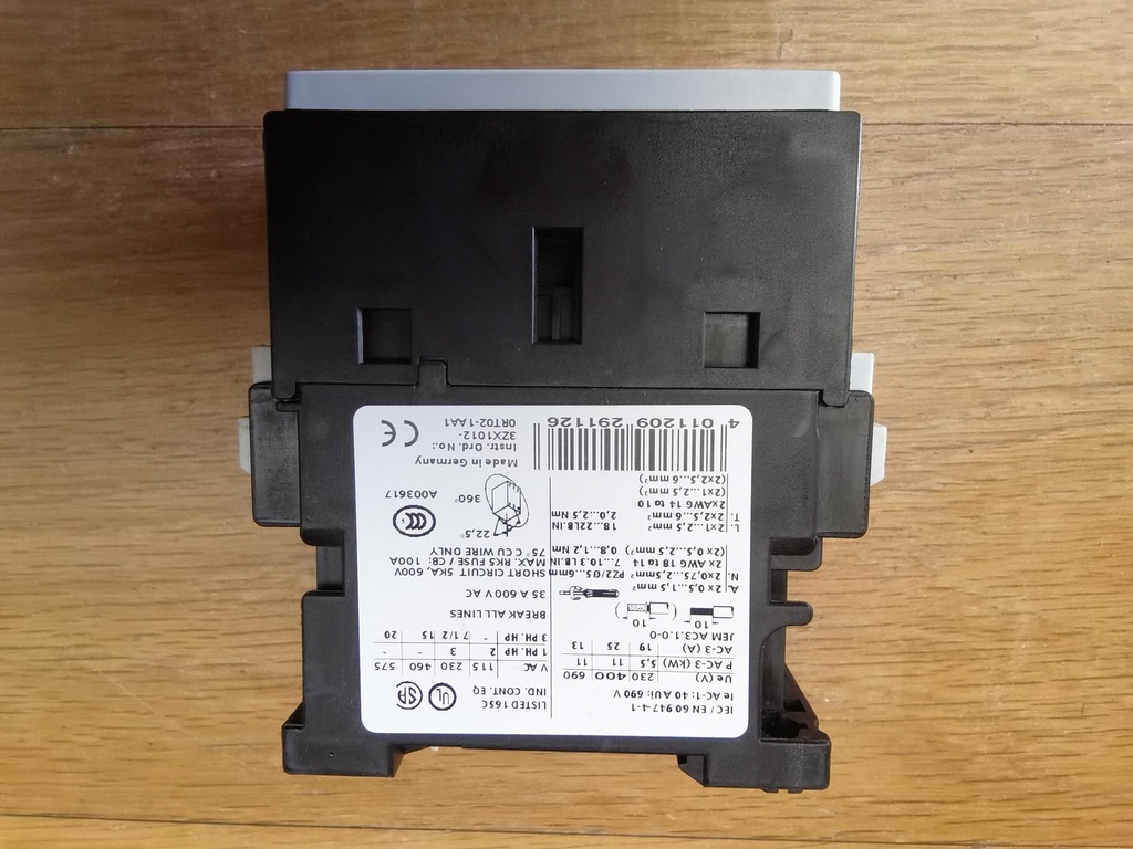 Contactor 230V Siemens 3RT1026-1AP00