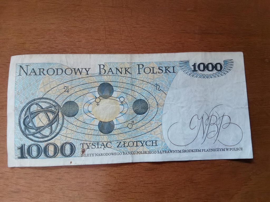 Narodowy Bank Polski 1000 Tysiac 1982