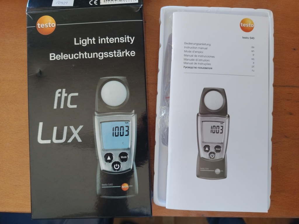 Testo 540 Luxímetro