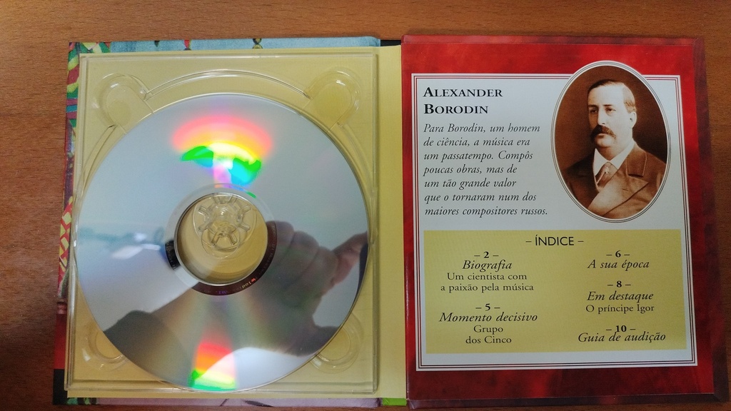 CD Alexander Borodin Entre música e ciência