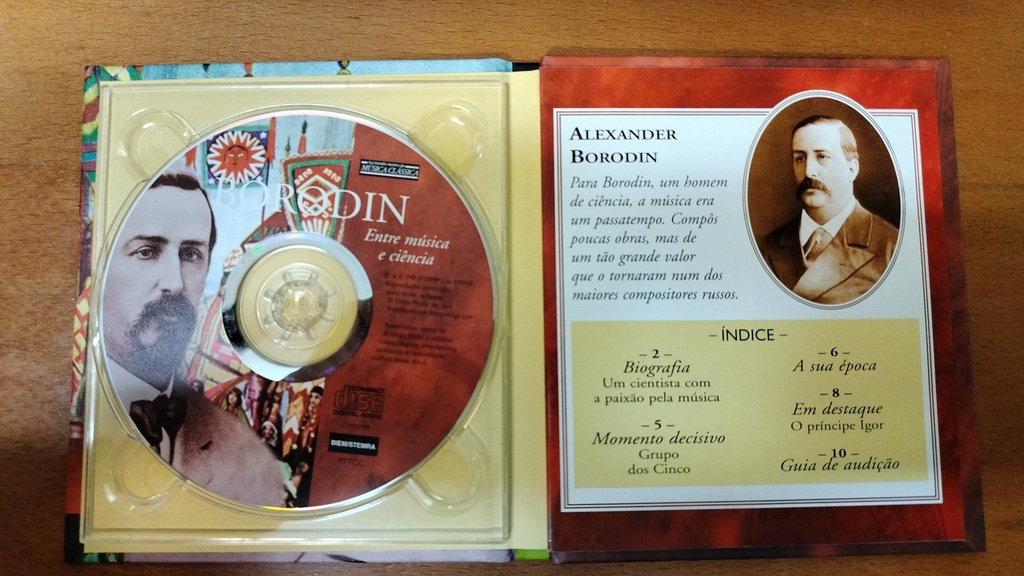 CD Alexander Borodin Entre música e ciência
