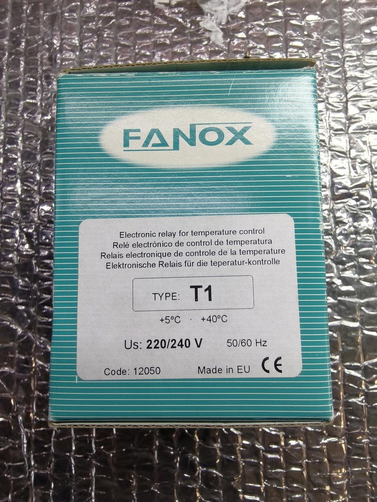 Relé eletrónico Temperatura Térmico Fanox 5ºC até 40ºC