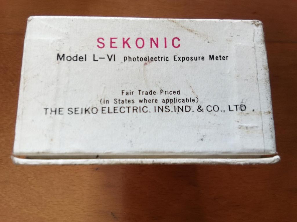 Photoelectric exposure meter Sekonic model L-VI