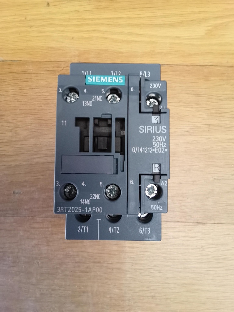 Contactor 230V Sirius 3RT2025-1AP00