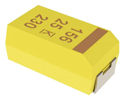 [T494A105K035AT] Condensadores de tântalo - revestimento sólido de SMD 35V 1uF 1206 10% ESR=6ohms