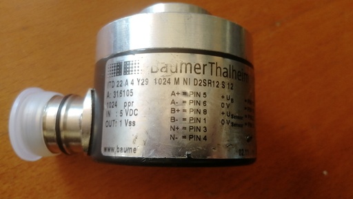 [1-C-2-1-10010] Encoder Baumer Thalheim ITD 22 A 4 Y29 1024 M NI D2SR12 S12