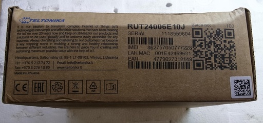 Router Teltonica RUT24006E10J